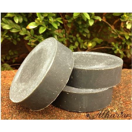 Black Willow Bark Charcoal Shaving Soap (Vegan, Organic)